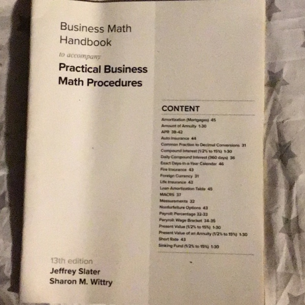 Business Math Handbook - Picture 2 of 4